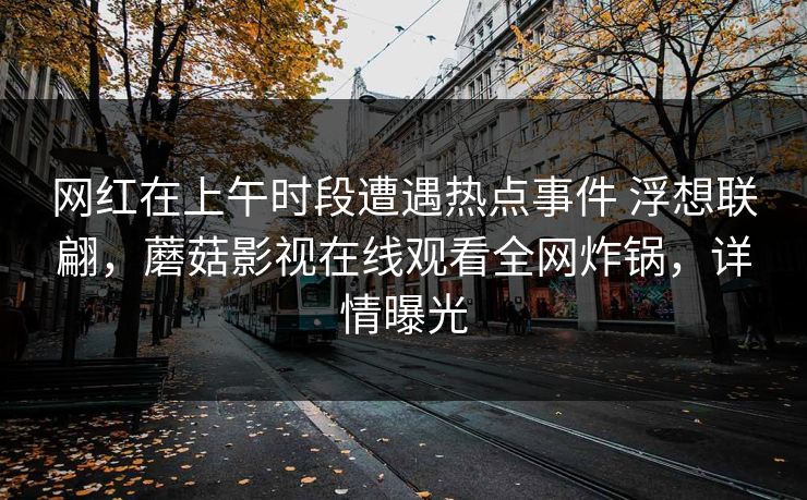 网红在上午时段遭遇热点事件 浮想联翩,蘑菇影视在线观看全网炸锅,详情曝光 网红在上午时段遭遇热点事件 浮想联翩,蘑菇影视在线观看全网炸锅,详情曝光